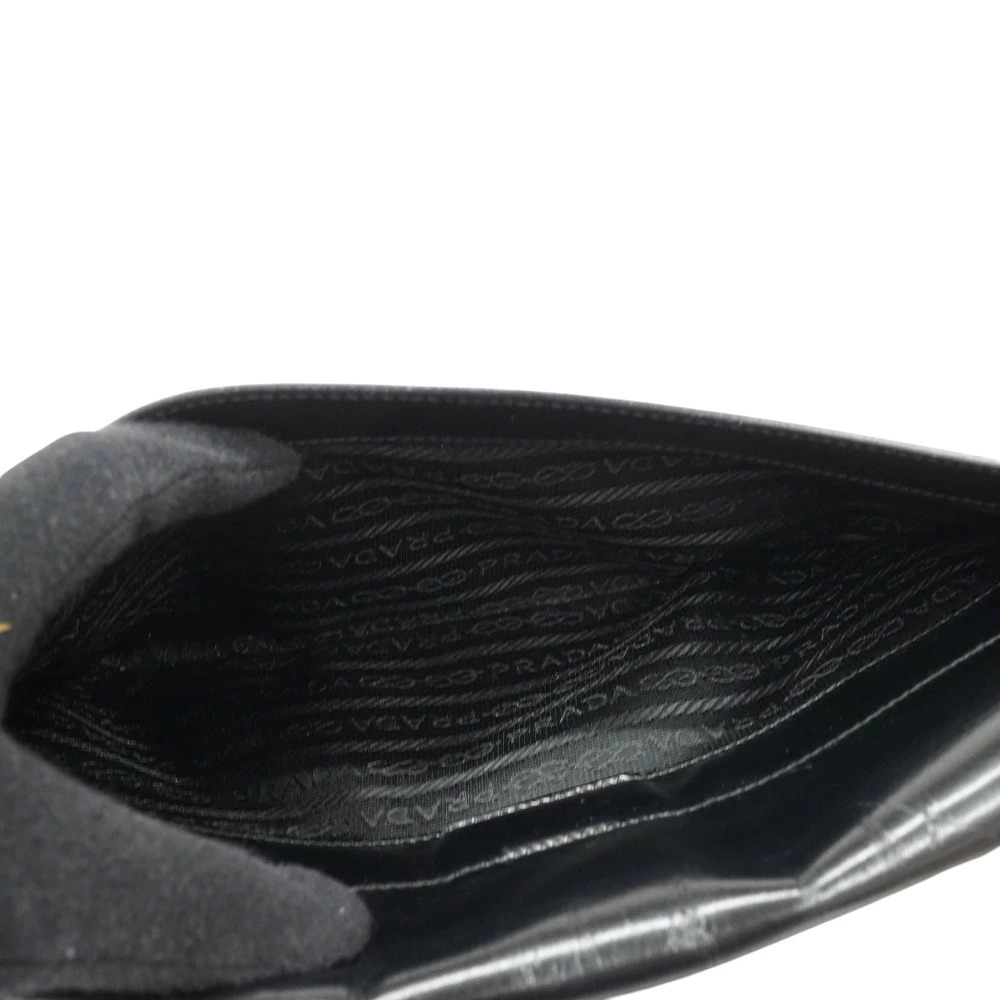Prada VITELLO GYM Hobo Bag Black